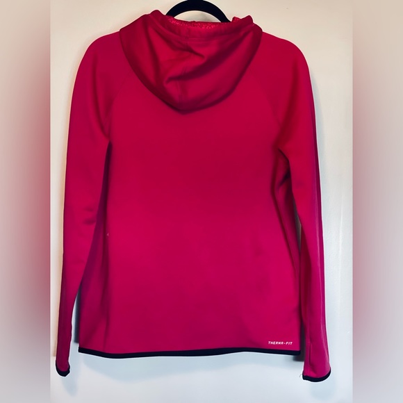 Women’s Pink Nike Thermafit Hoodie Sweatshirt, size Medium - Picture 2 of 6